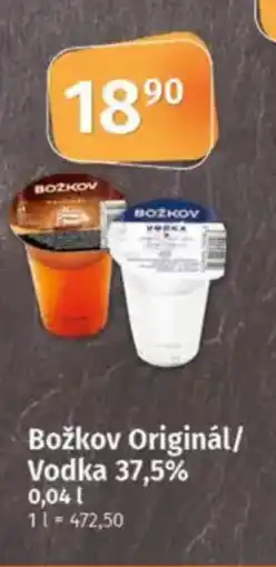 COOP TIP Božkov Originál/ Vodka 37,5% nabídka
