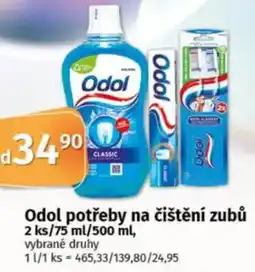 COOP TIP Odol potřeby na čištění zubů nabídka