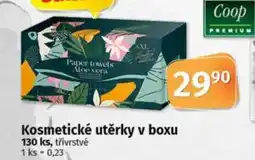 COOP TIP Kosmetické utěrky v boxu nabídka