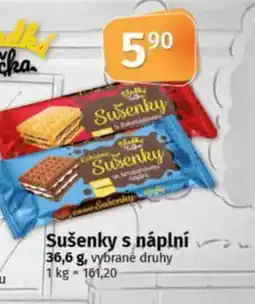 COOP TIP Sušenky s náplní nabídka