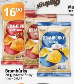 COOP TIP Brambůrky nabídka