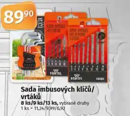 COOP TIP Sada imbusových klíčů/ vrtáků nabídka