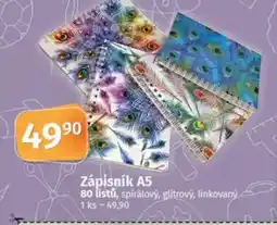COOP TIP Zápisník A5 nabídka