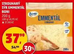 Penny Market STROUHANÝ SÝR EMMENTÁL BONI, 200 g nabídka