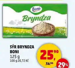 Penny Market SÝR BRYNDZA BONI, 125 g nabídka