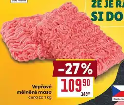 Billa Vepřové mleté maso nabídka