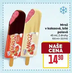 Billa Mrož v kakaové, bílé polevě nabídka