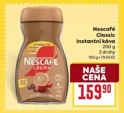 Billa NESCAFÉ CLASSIC Instantní káva nabídka