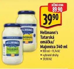 Albert Hellmann's Tatarská omáčka/ Majonéza nabídka