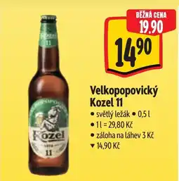 Albert Velkopopovický Kozel nabídka