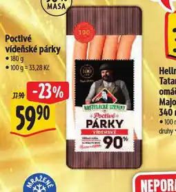 Albert Poctivé vídeňské párky nabídka