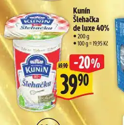Albert Kunín šlehačka de luxe 40% nabídka