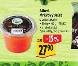 Albert Mrkvový salát s ananasem nabídka