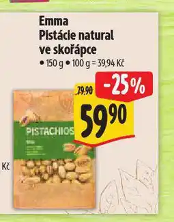 Albert Emma pistácie natural ve skořápce nabídka