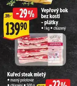Albert Vepřový bok bez kosti - plátky nabídka