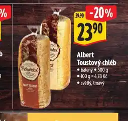Albert Toustový chléb nabídka