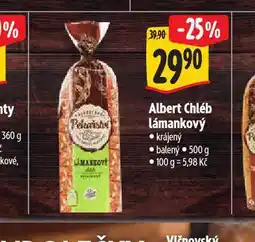 Albert Chléb lámankový nabídka