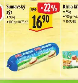Albert Šumavský sýr nabídka