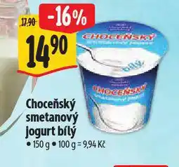 Albert Choceňský smetanový jogurt bílý nabídka