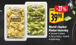 Albert World´s market plněné těstoviny nabídka