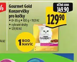 Albert Gourmet gold konzervičky pro kočky nabídka