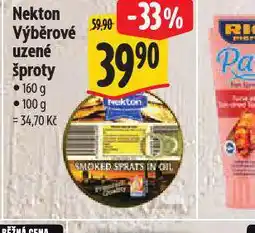 Albert Nekton výběrové uzené šproty nabídka