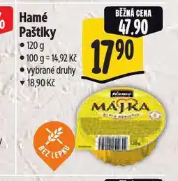 Albert Hamé paštika nabídka