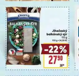 Billa Jihočeský balkánský sýr nabídka