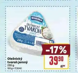 Billa Olešnický tvaroh jemný nabídka