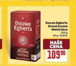 Billa Douwe egberts grand aroma mletá káva nabídka