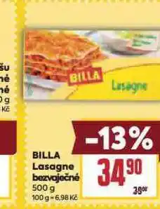 Billa Billa lasagne bezvaječné nabídka