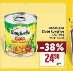 Billa Bonduelle zlatá kukuřice nabídka