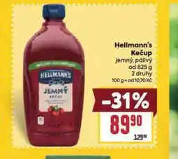 Billa Hellmann´s kečup nabídka