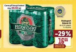 Billa Pivo radegast rázná 10 nabídka