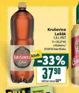 Billa Pivo krušovice 12 královský ležák nabídka