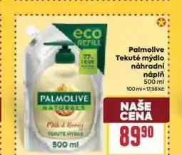 Billa Palmolive tekuté mýdlo náhradní náplň nabídka