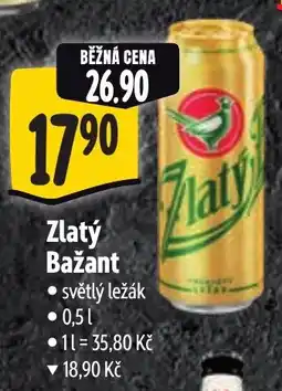 Albert Zlatý Bažant nabídka
