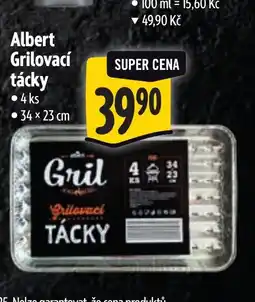 Albert Albert Grilovací tácky nabídka