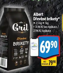 Albert Albert dřevěné brikety* Dřevěné brikety* nabídka