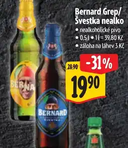 Albert Bernard Grep/ Švestka nealko nabídka