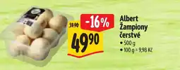 Albert Žampiony čerstvé albert nabídka