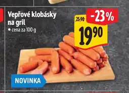 Albert Vepřové klobásky na gril nabídka