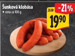 Albert Šunková klobása nabídka