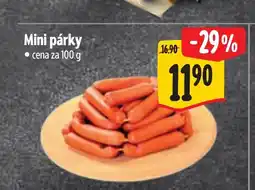 Albert Mini párky nabídka