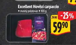 Albert Excellent Hovězí carpaccio nabídka