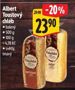 Albert Albert Toustový chléb nabídka