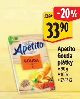 Albert Apetito Gouda plátky nabídka