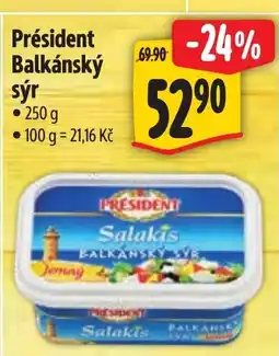 Albert Président Balkánský sýr nabídka