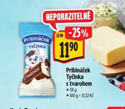 Albert Pribináček Tyčinka s tvarohem nabídka