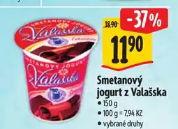 Albert Smetanový jogurt z Valašska nabídka